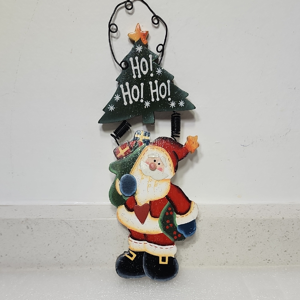 Festive Santa Claus Wall Hanging Decoration